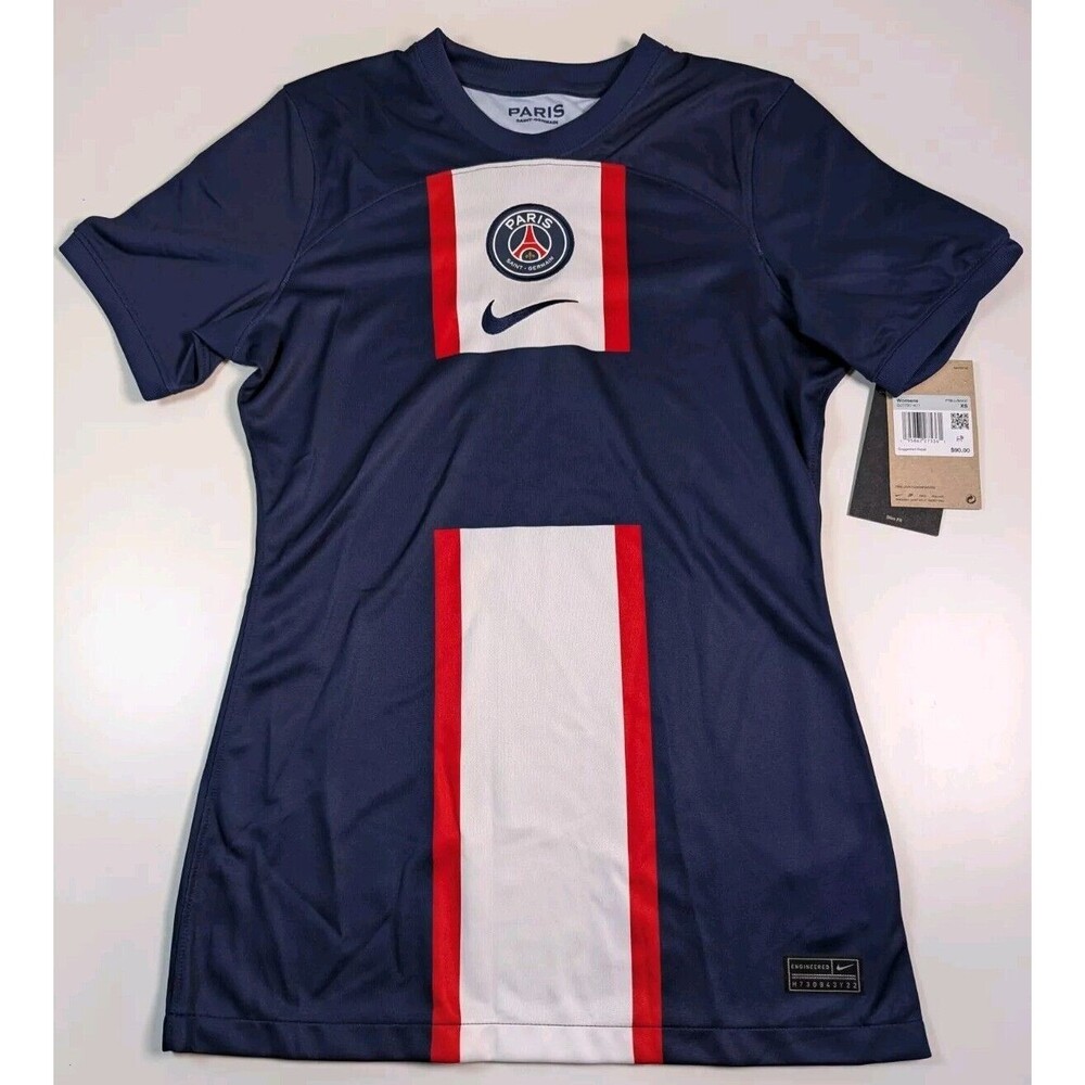 Nike Vapor Match PSG 22/23 Home Soccer Jersey DJ7781-411 Women Size XS Slim